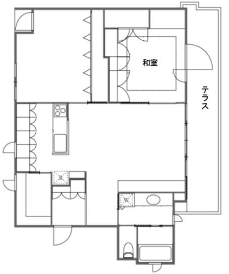 エスぺランス恵比寿 2階A 平面図