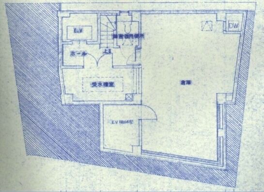 目黒区大橋2丁目1棟ビル 地下1階~4階 平面図