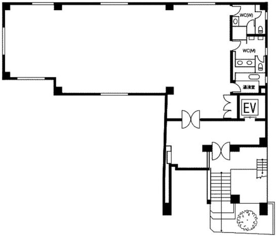 日本橋BSビル(旧:丸忠日本橋ビル) 1階 平面図