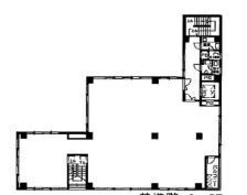 茅場町第三長岡ビル 2階 平面図
