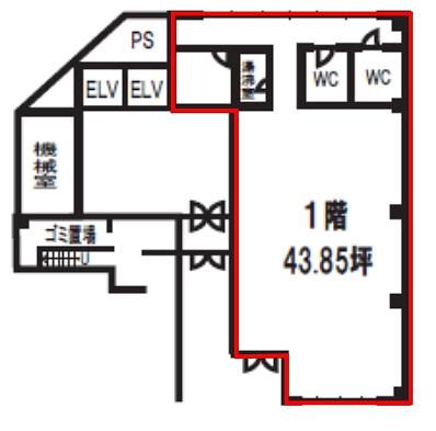 グランバレー三崎町 1階 平面図