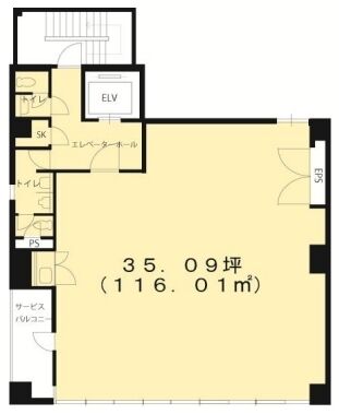 汐留AZビル 4階 平面図