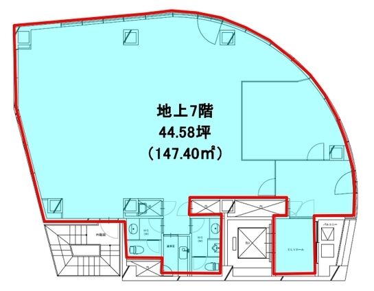 いちご西五反田ビル 7階 平面図