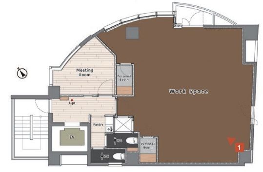 コエル渋谷道玄坂（旧：（仮称）道玄坂1-19計画） 7階 平面図