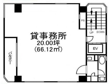 サンホリベビル 5階 平面図