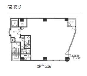 Believe SHINJUKU ビリーヴ新宿ビル 7階 平面図