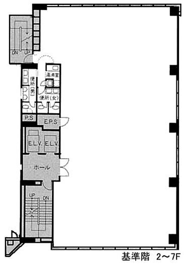 GS千代田ビル 2階 平面図