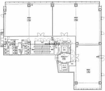 神田佐久間町一丁目計画 9階 平面図