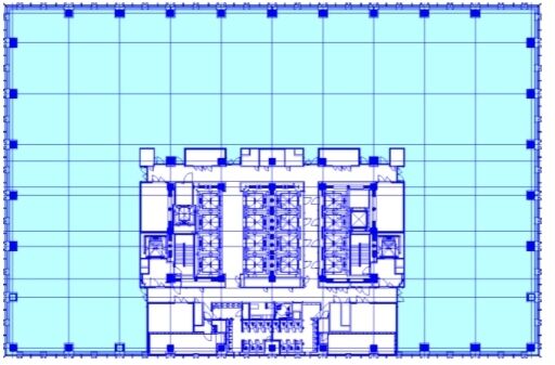 (仮称)明治安田新宿ビル 6階 平面図