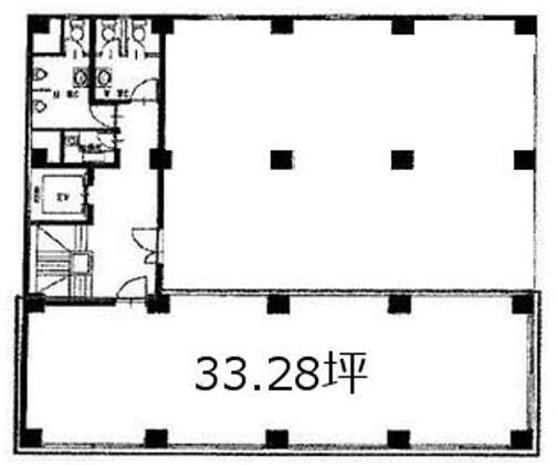 東京建硝ビル 2階 平面図