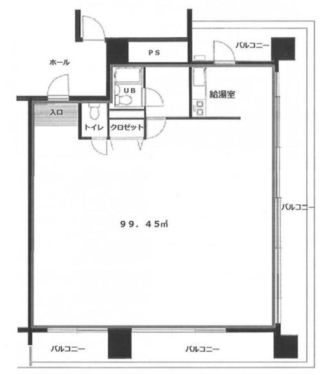 八丁堀NFビル 9階903 平面図