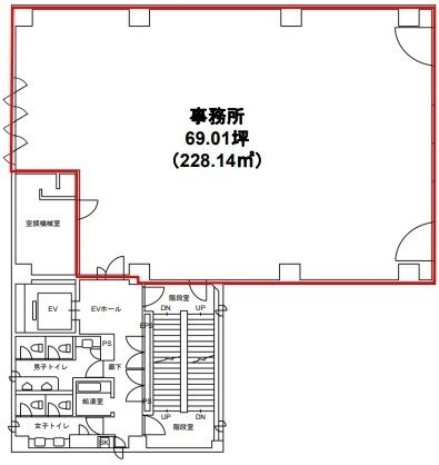 秋葉原村井ビル 3階301 平面図