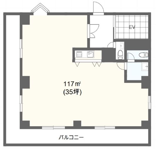 パルム四谷 5階 平面図