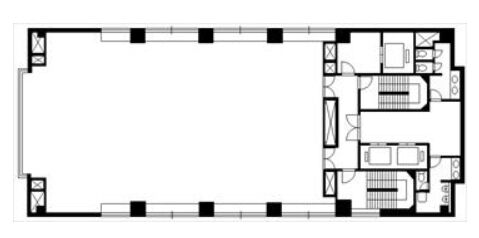 マルイト銀座ビル（旧：実業之日本社銀座ビル） 6階 平面図