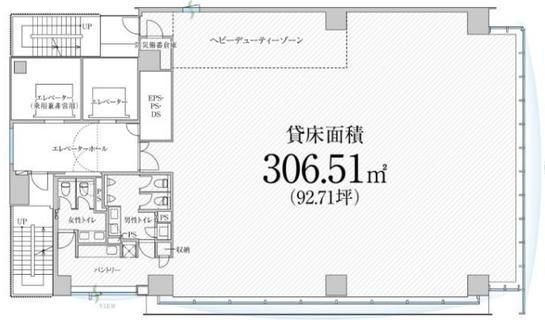 PMO浜松町Ⅲ 8階 平面図