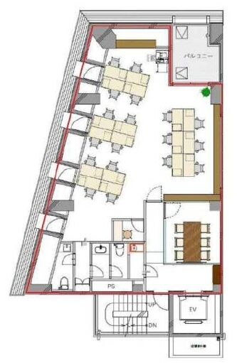 Ebisu East Square（恵比寿イーストスクエアビル） 5階 平面図