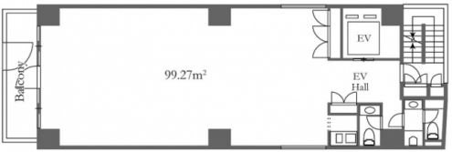VORT芝大門Ⅲ（旧：イヴェール芝大門） 3階 平面図