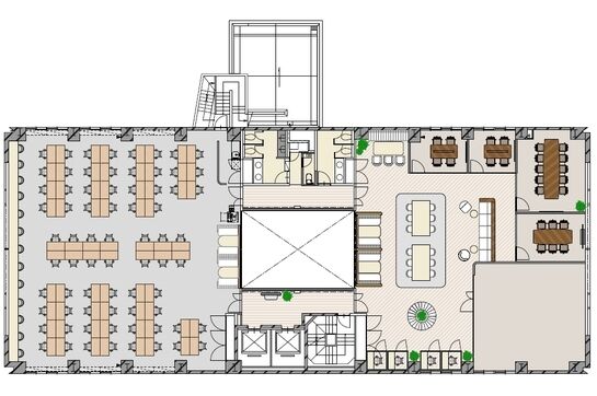セットアップ平面図