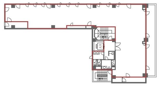 新橋東和ビル 5階 平面図