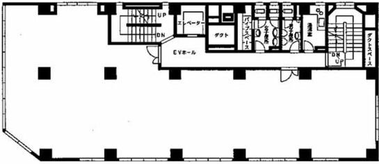 飯田ビル（港区） 2階 平面図