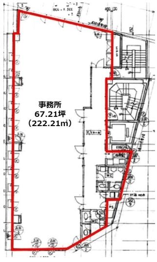 大和代々木ビル 4階 平面図