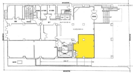 日本女子会館ビル 1階6 平面図