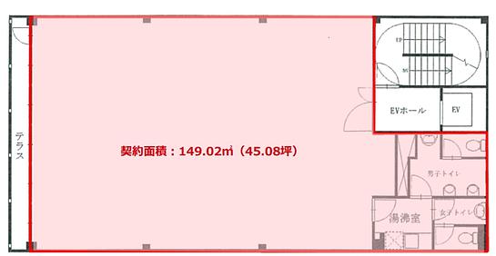 赤坂コマースビル 6階 平面図
