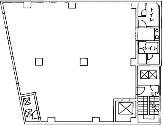 スギタビル 2階 平面図