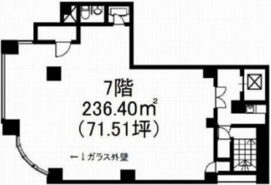 NCビル（目黒区） 7階 平面図