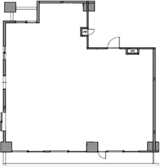 MFビル(目黒区) 5階501 平面図