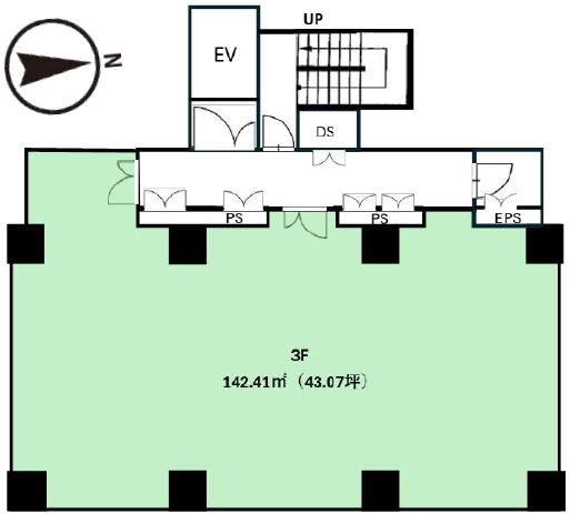 マイホーム錦糸 3階 平面図