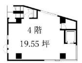 丹後町ビルヂング 4階 平面図