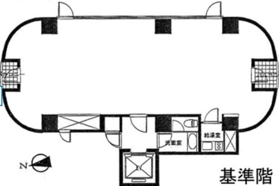 VORT神宮北参道Ⅱ（旧：神宮外苑ビル） 9階 平面図