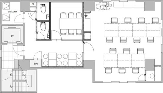 Biz Feel 茅場町(旧:SNT日本橋ビル) 3階 平面図