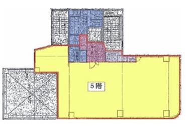 エクシズビル 5階 平面図