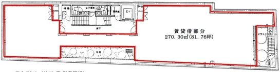 春日尚学ビル 地下1階 平面図