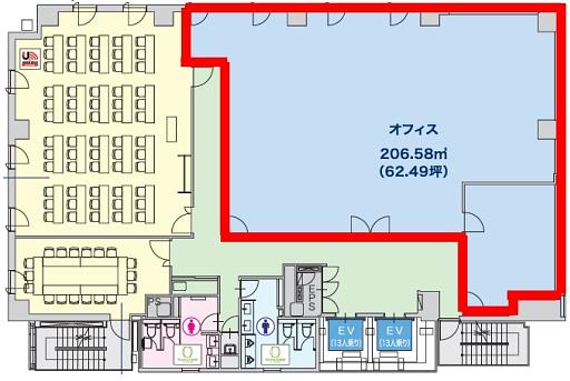 御成門PREX 4階 平面図
