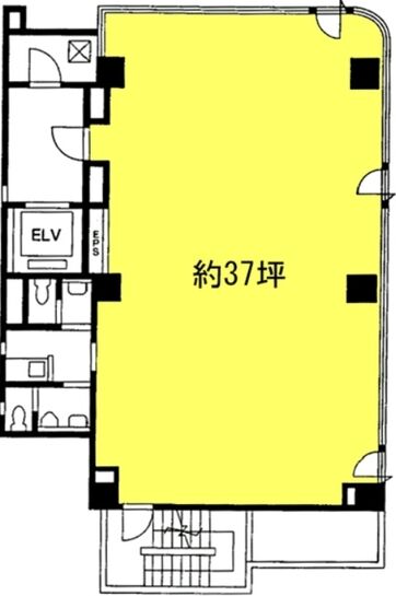HKビル 3階 平面図