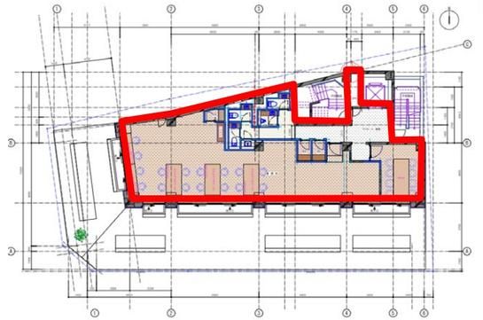 WORK VILLA HIRAKAWACHO 6階 平面図