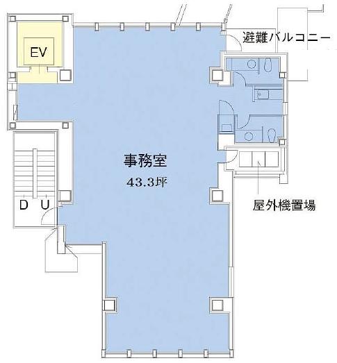 East West（イーストウエスト） 4階 平面図