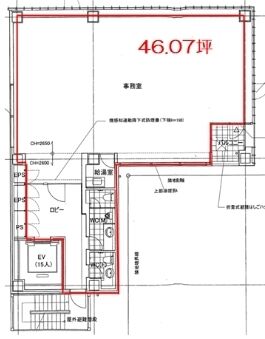 ACN日本橋大伝馬町ビル 5階 平面図