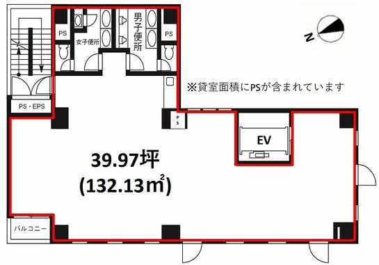 （仮称）千代田区外神田6丁目計画 8階 平面図
