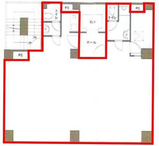 番町グロリアビル 2階 平面図