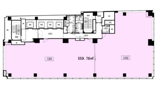 秋葉原フコク生命ビル(旧:秋葉原センタープレイス) 12階 平面図