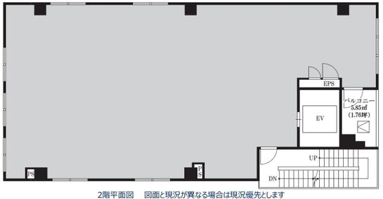 VORT浅草江戸通り（旧：AD-C浅草雷門） 2階 平面図