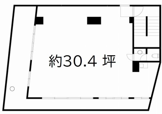 吉田ビル(渋谷区) 4階401 平面図