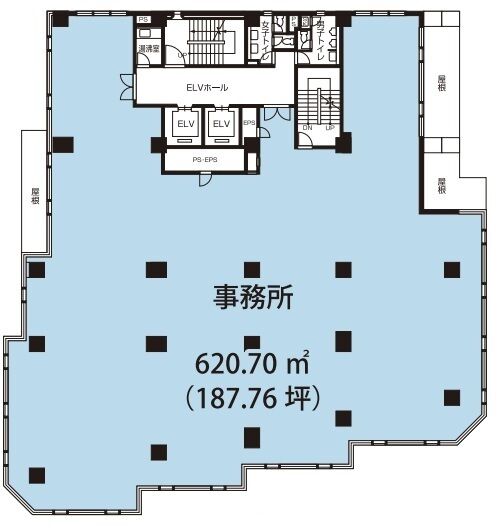 二宮ビル 3階 平面図