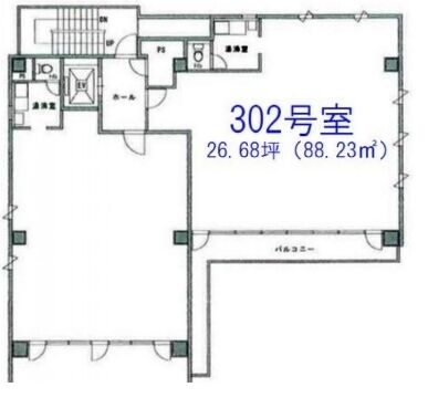 藤和内神田ビル 3階302 平面図