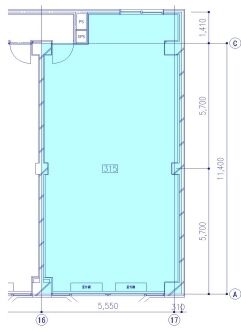 仙石山アネックス 3階 平面図
