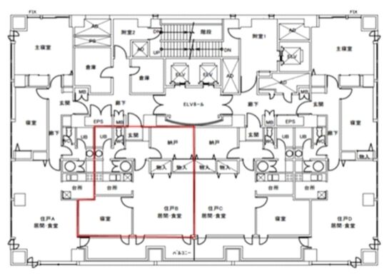 平河町センタービル 10階3 平面図